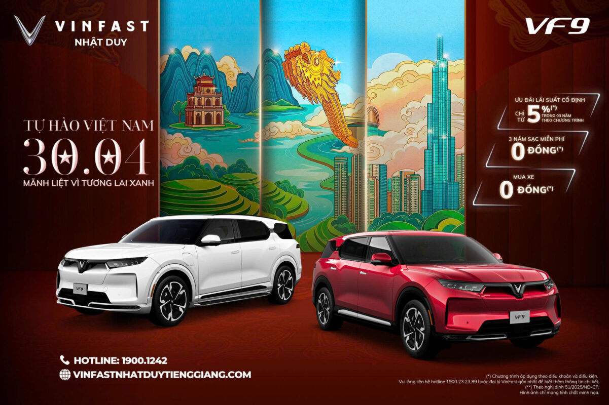 VINFAST VF9 BIỂU TƯỢNG CỦA TINH THẦN TIÊN PHONG VÀ TƯƠNG LAI XANH