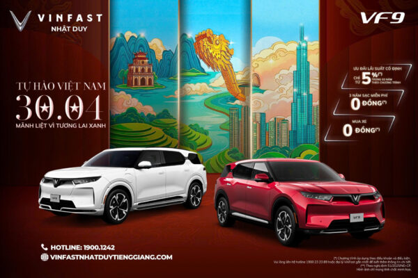 VINFAST VF9 BIỂU TƯỢNG CỦA TINH THẦN TIÊN PHONG VÀ TƯƠNG LAI XANH