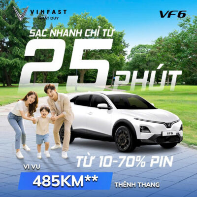VINFAST VF 6 – SUV ĐIỆN ĐÔ THỊ THÔNG MINH