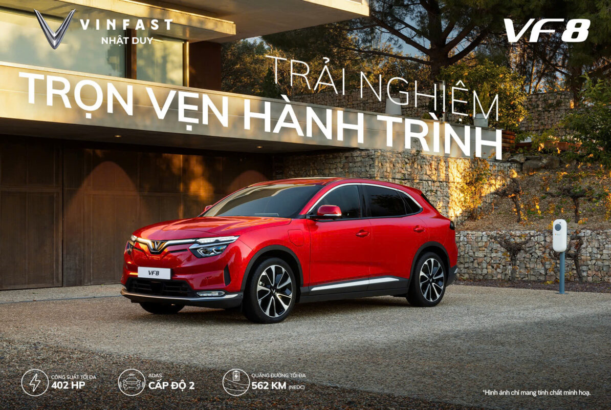VINFAST VF 8 TRẢI NGHIỆM TRỌN VẸN HÀNH TRÌNH